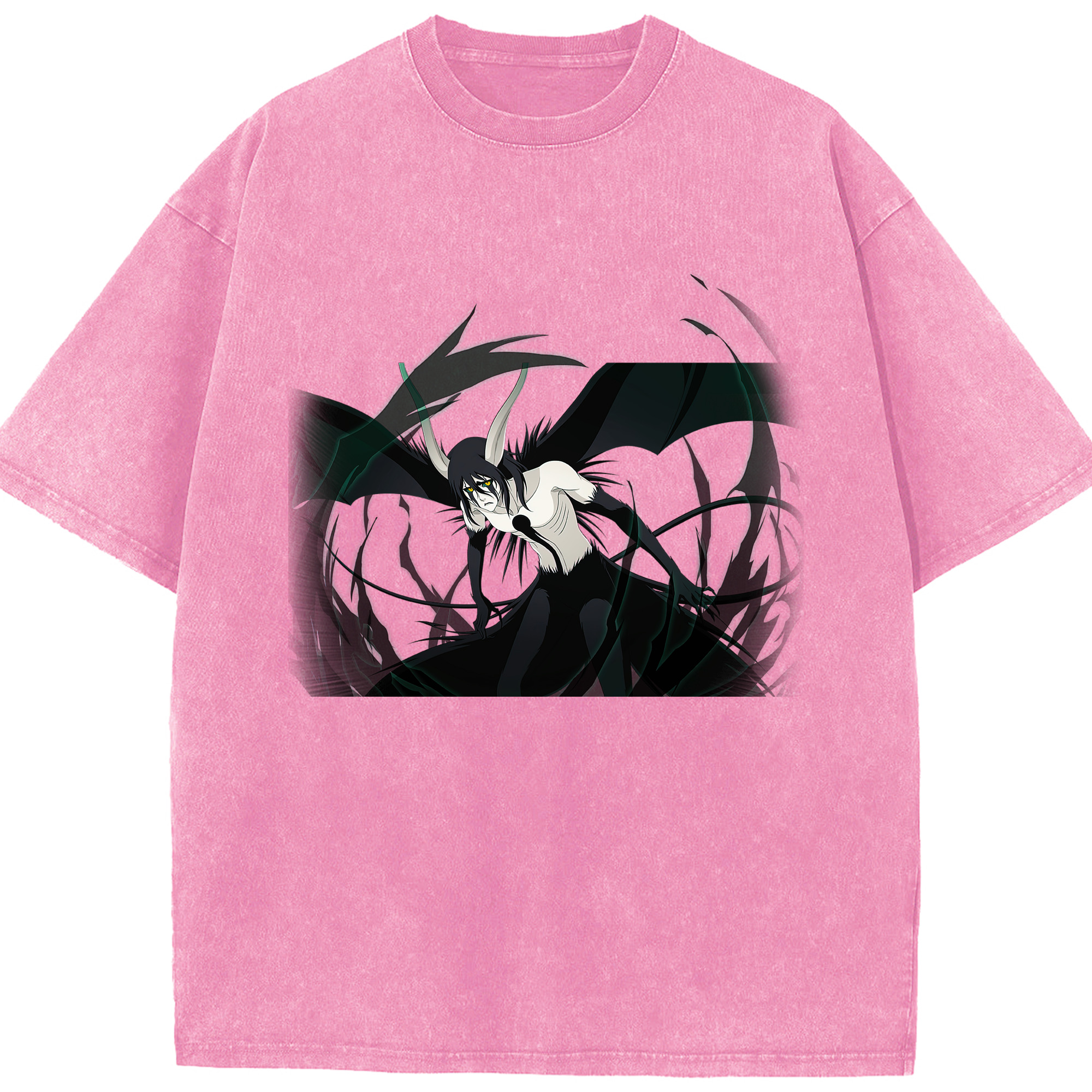 （画像用） ブリーチ ウルキオラ·シファー BLEACH Ulquiorra cifer 綿100% ヴィンテージ風 半袖Tシャツ（フロントプリント）